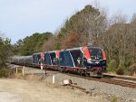 AMTK 336, 328, & 327 lead a late P092-15 northbound